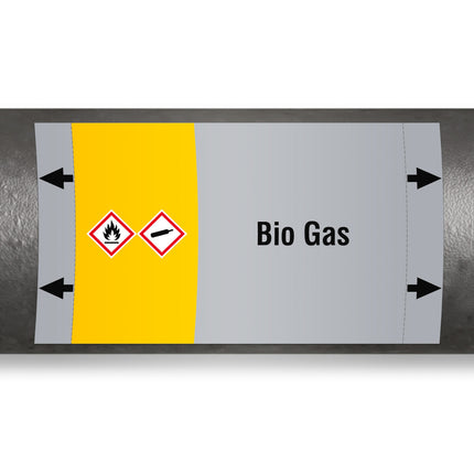 ISO 20560 Pipe Markers  Gas
