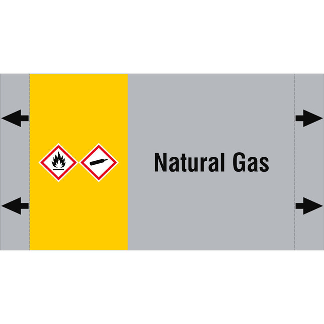 ISO 20560 Pipe Markers  Gas