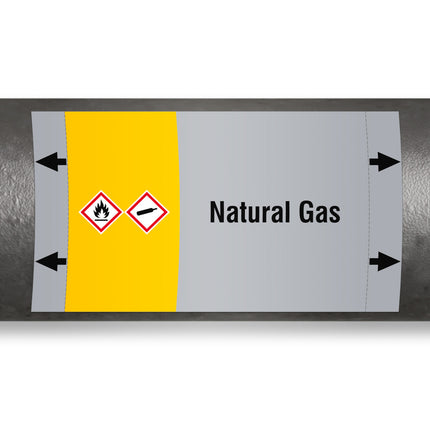 ISO 20560 Pipe Markers  Gas