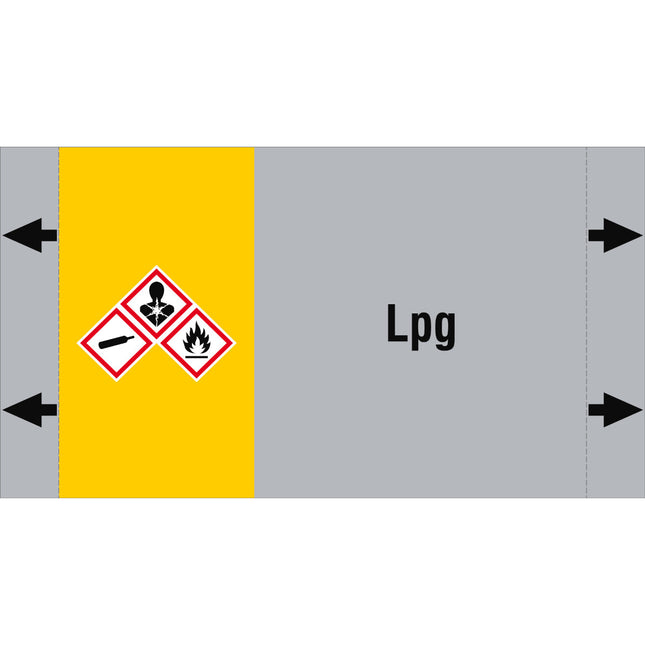 ISO 20560 Pipe Markers  Gas