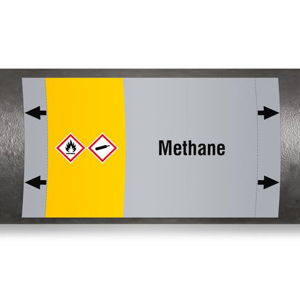 ISO 20560 Pipe Markers  Gas