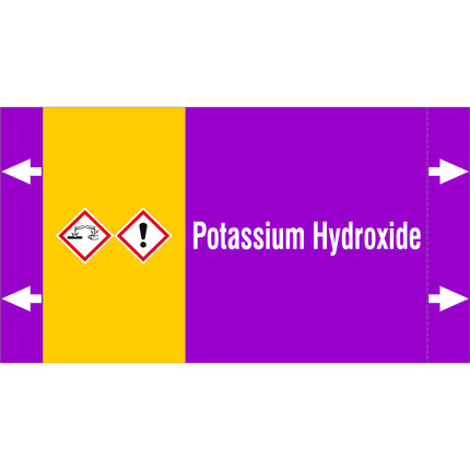 ISO 20560 Pipe Markers  Alkalis