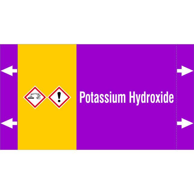 ISO 20560 Pipe Markers  Alkalis