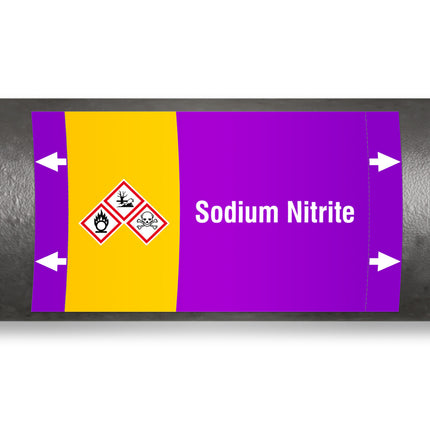 ISO 20560 Pipe Markers  Alkalis