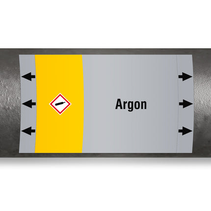 ISO 20560 Pipe Markers  Gas