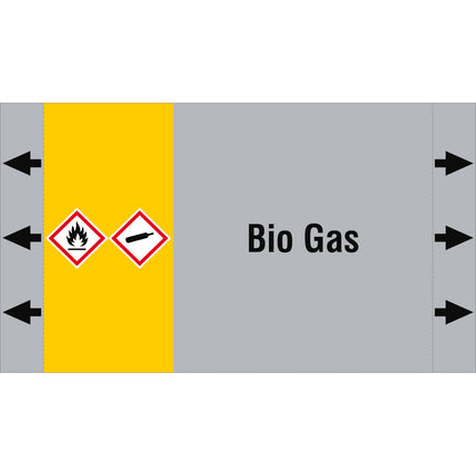 ISO 20560 Pipe Markers  Gas