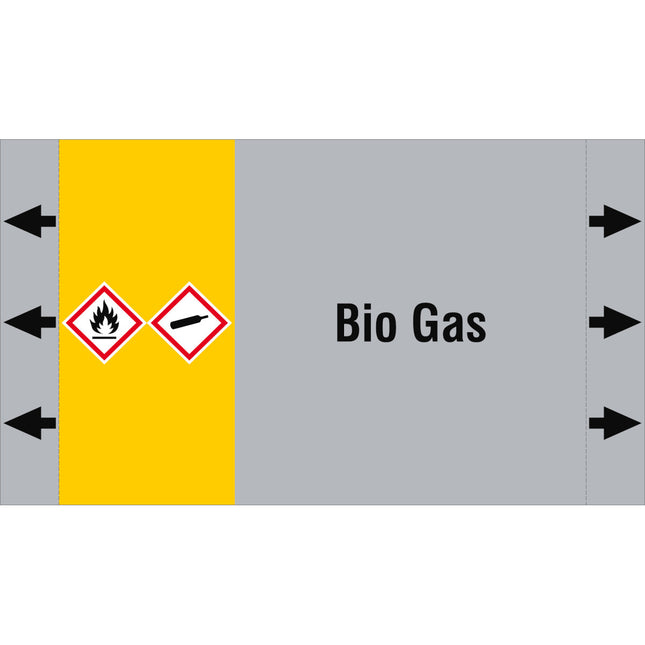 ISO 20560 Pipe Markers  Gas