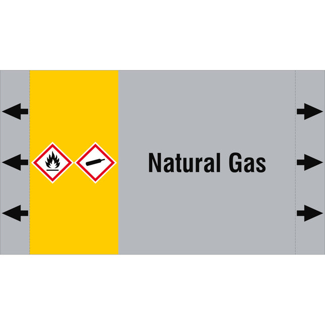ISO 20560 Pipe Markers  Gas