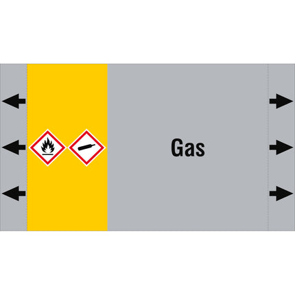 ISO 20560 Pipe Markers  Gas