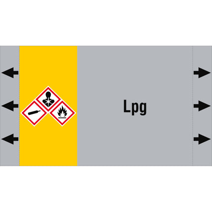 ISO 20560 Pipe Markers  Gas