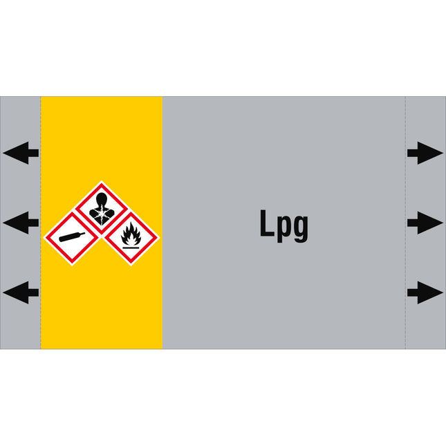 ISO 20560 Pipe Markers  Gas