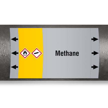 ISO 20560 Pipe Markers  Gas