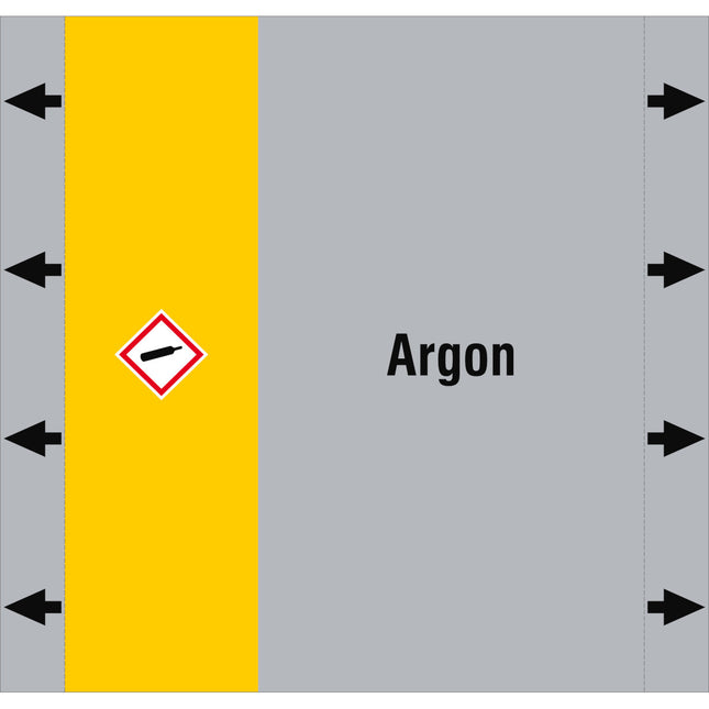 ISO 20560 Pipe Markers  Gas