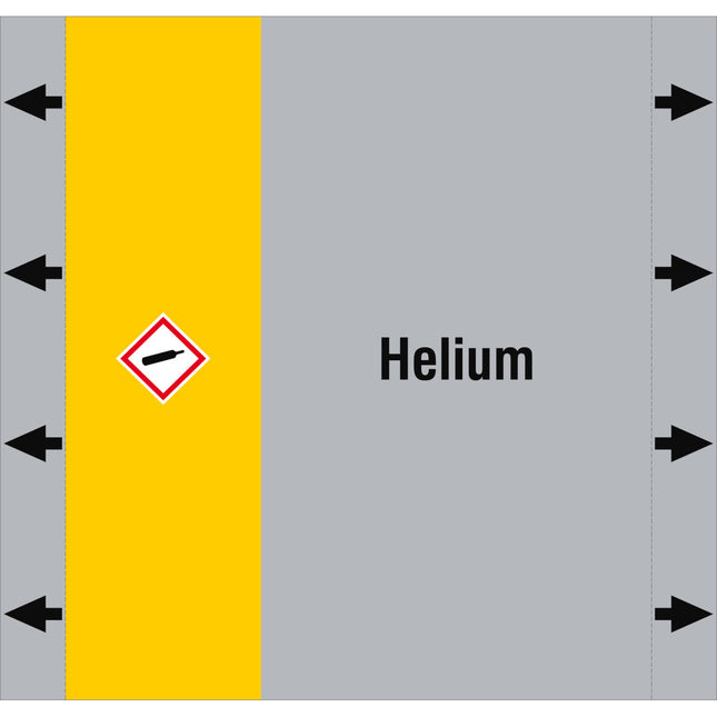 ISO 20560 Pipe Markers  Gas