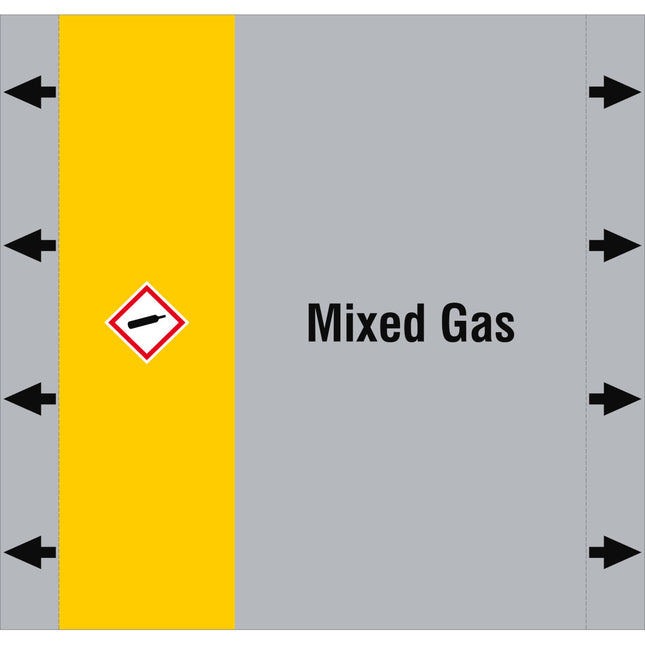ISO 20560 Pipe Markers  Gas