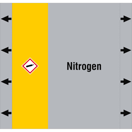 ISO 20560 Pipe Markers  Gas