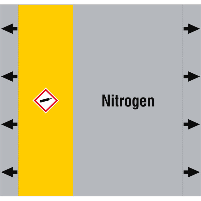 ISO 20560 Pipe Markers  Gas