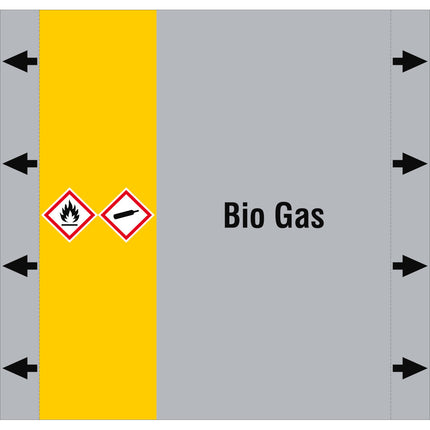 ISO 20560 Pipe Markers  Gas