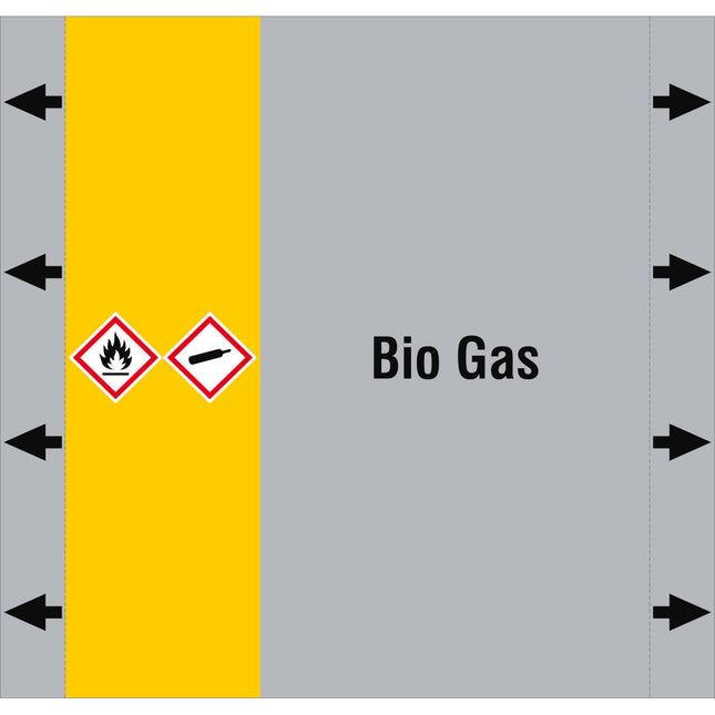 ISO 20560 Pipe Markers  Gas