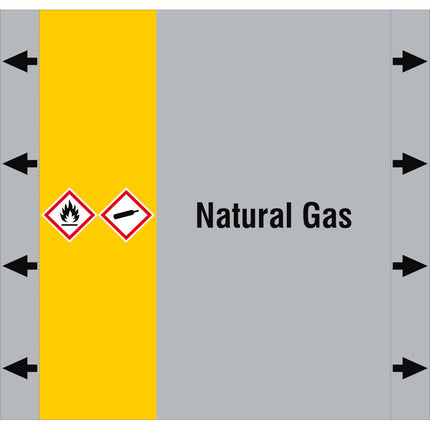 ISO 20560 Pipe Markers  Gas