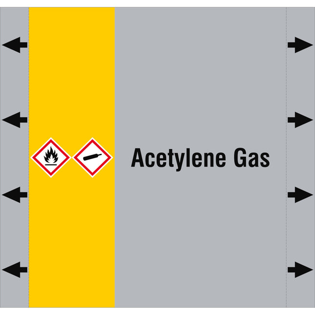 ISO 20560 Pipe Markers  Gas