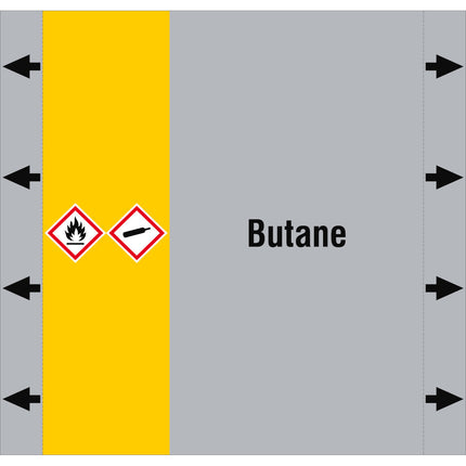 ISO 20560 Pipe Markers  Gas