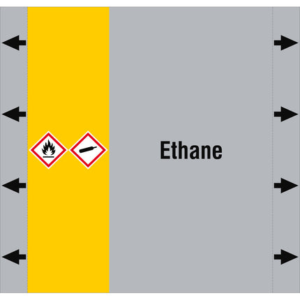 ISO 20560 Pipe Markers  Gas