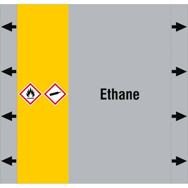 ISO 20560 Pipe Markers  Gas