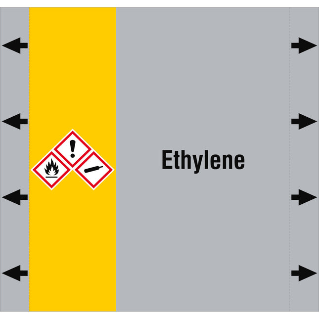 ISO 20560 Pipe Markers  Gas