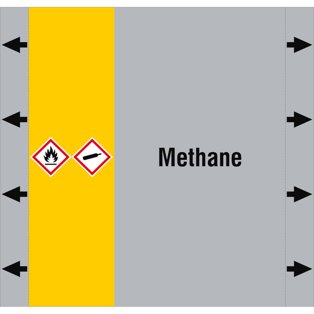 ISO 20560 Pipe Markers  Gas