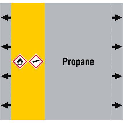 ISO 20560 Pipe Markers  Gas