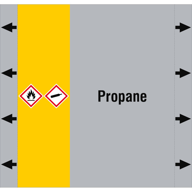 ISO 20560 Pipe Markers  Gas