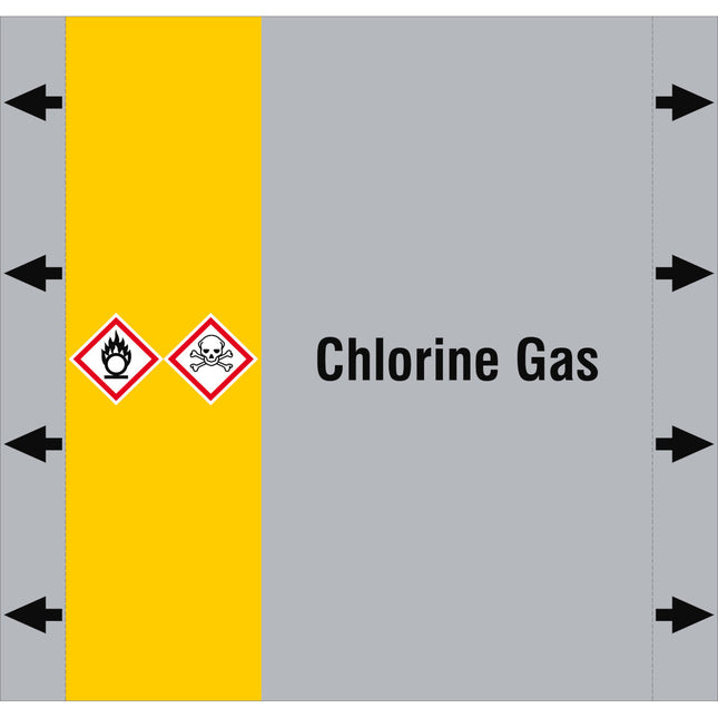 ISO 20560 Pipe Markers  Gas