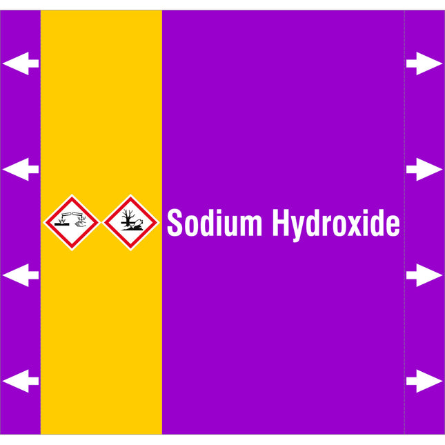 ISO 20560 Pipe Markers  Alkalis