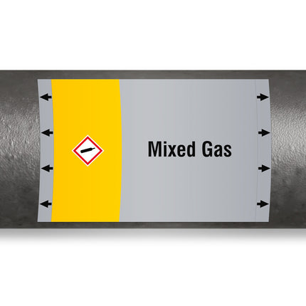 ISO 20560 Pipe Markers  Gas