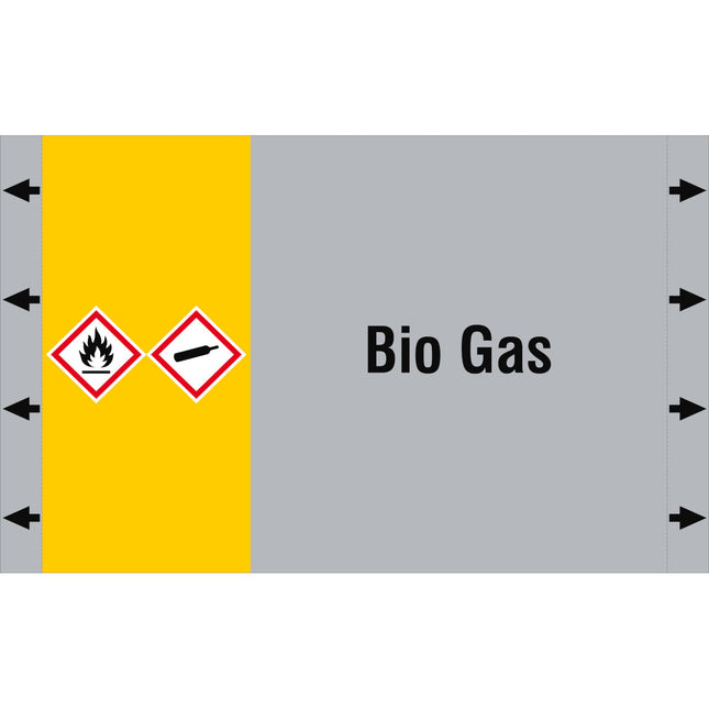ISO 20560 Pipe Markers  Gas
