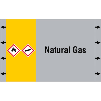 ISO 20560 Pipe Markers  Gas