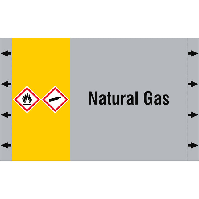 ISO 20560 Pipe Markers  Gas