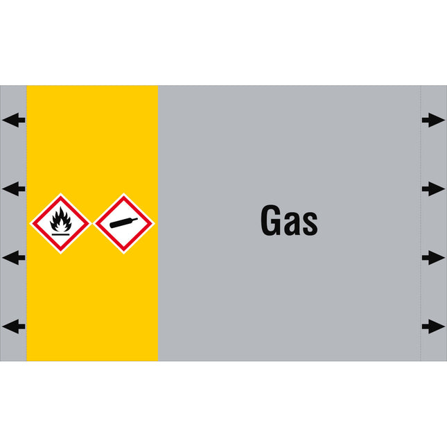 ISO 20560 Pipe Markers  Gas
