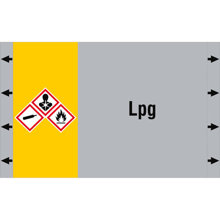 ISO 20560 Pipe Markers  Gas