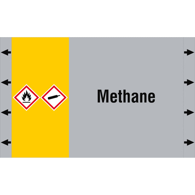 ISO 20560 Pipe Markers  Gas