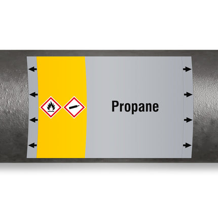 ISO 20560 Pipe Markers  Gas
