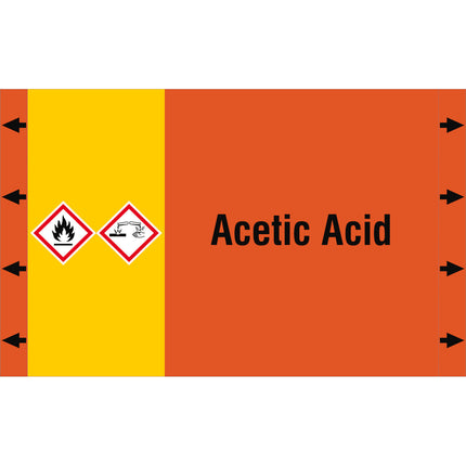ISO 20560 Pipe Markers  Acids
