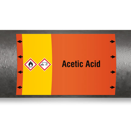ISO 20560 Pipe Markers  Acids