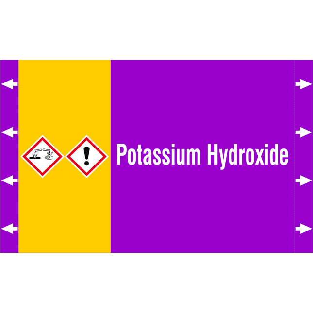 ISO 20560 Pipe Markers  Alkalis
