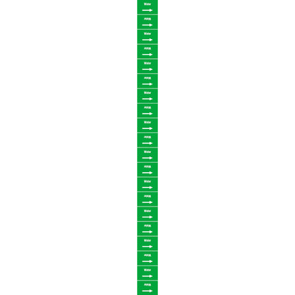 ISO 20560 Pipe Markers  Water