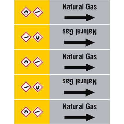 ISO 20560 Pipe Markers  Gas