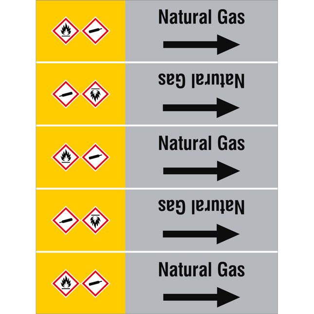 ISO 20560 Pipe Markers  Gas