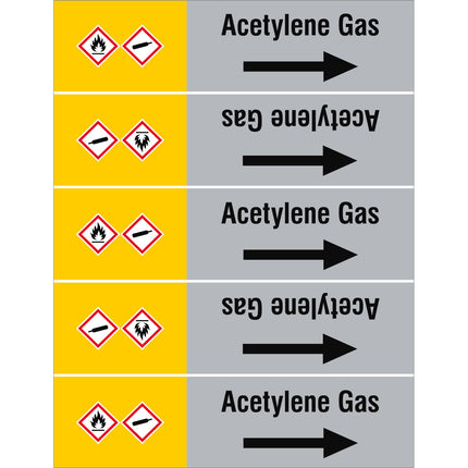 ISO 20560 Pipe Markers  Gas