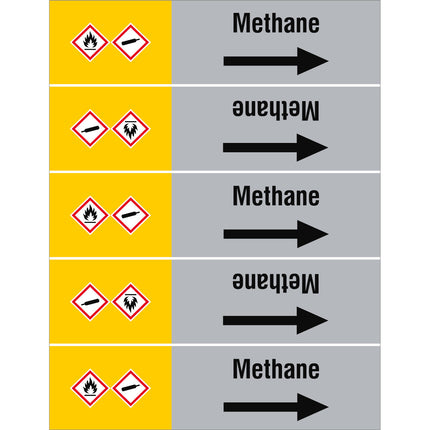 ISO 20560 Pipe Markers  Gas